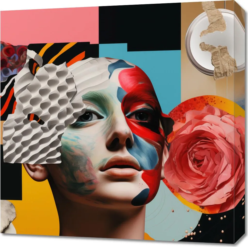 Quadro Artigianale 60x60 Oro Pelle Viva | Decorazione Materica