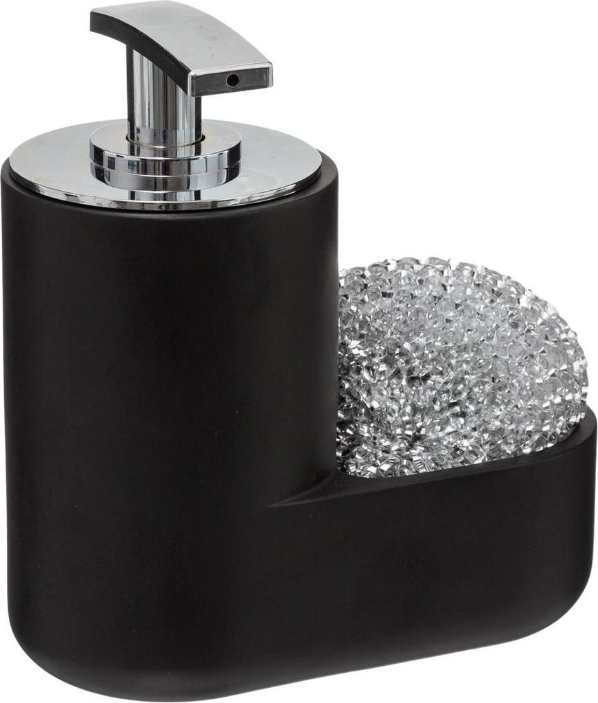 Seifenspender mit schwamm 300ml schwarz - 5 five simply smart