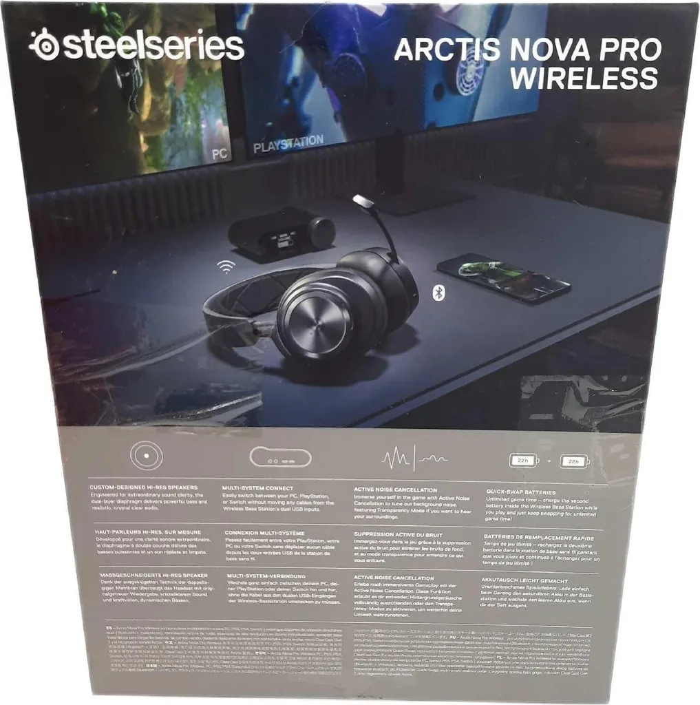SteelSeries Arctis Nova Pro Wireless Casque Gaming Bluetooth Noir - 20