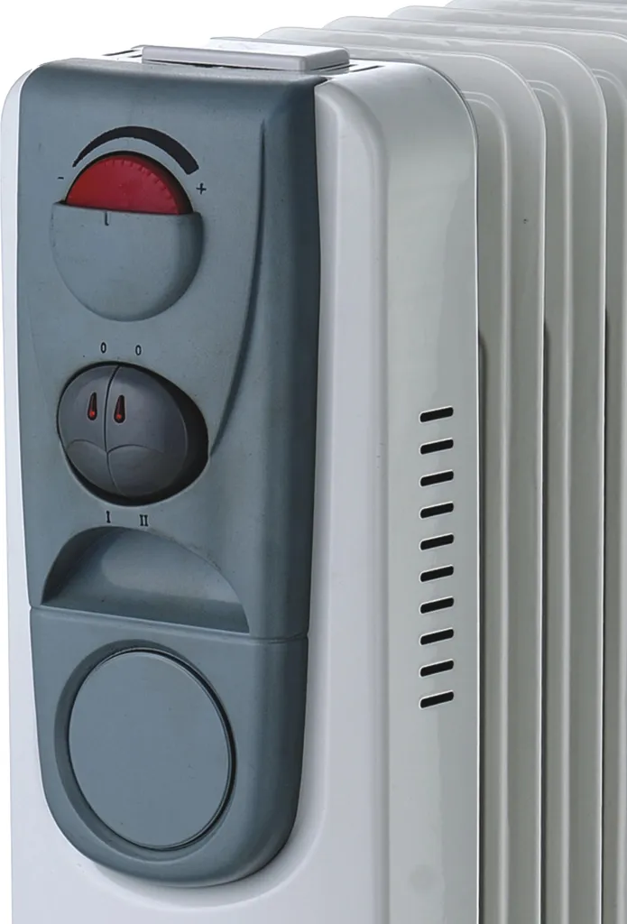 Chauffage bain d'huile pour chambre et bureau chaleur douce 11 colonnes