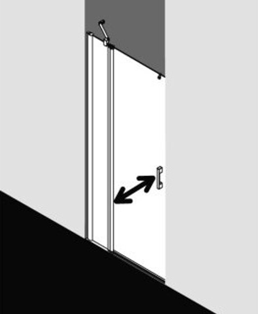 Kermi PE1FR08018VNK Pendeltür Pega 1FR 0800x