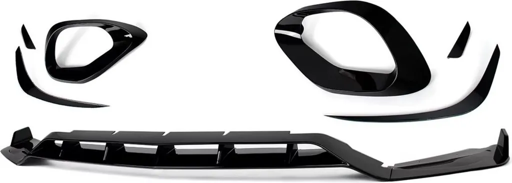 Lèvre Avant Mercedes Classe C W206 C300 2022-2024 - Spoiler avec Canards