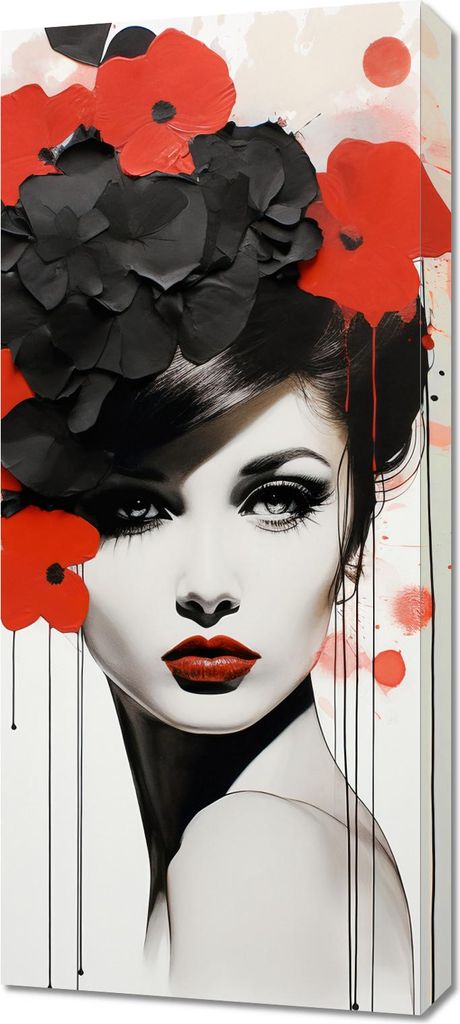 Bild 40x90cm Blumenpassion