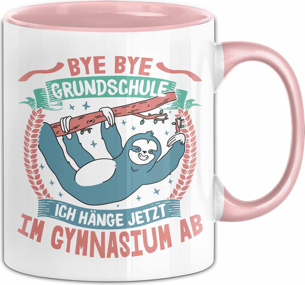 Grundschule Tasse Abschluss Grundschulabschluss Gymnasium Ich Hänge Jetzt Im Gymnasium Ab (Rosa)