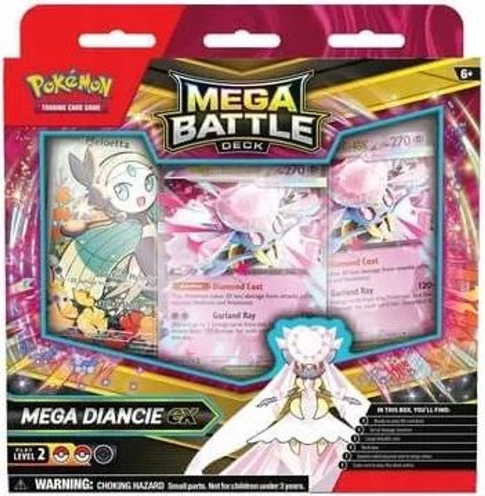 Pokémon-Sammelkartenspiel: Mega-Battle-Deck – Mega-Gengar EX / Mega-Diancie EX (EN)