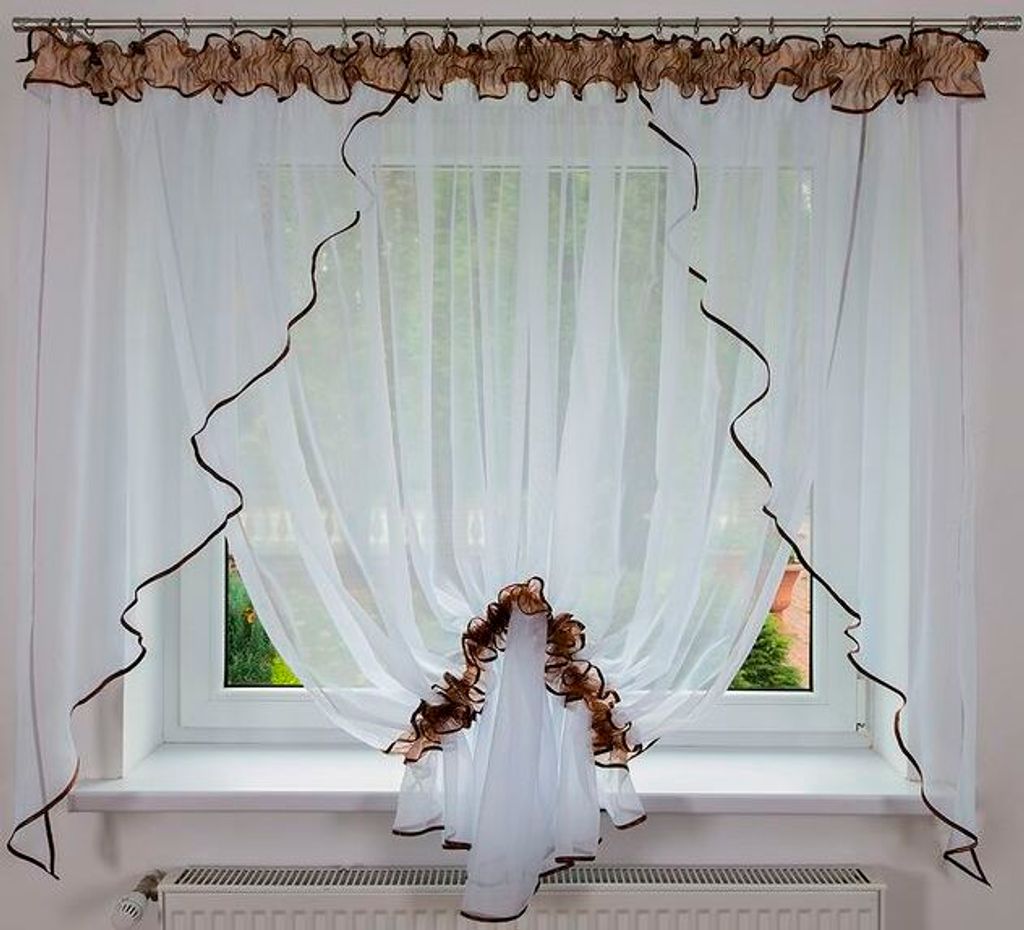 Hotová záclona Lisbona 400x150 Brown Obrázok produktu 