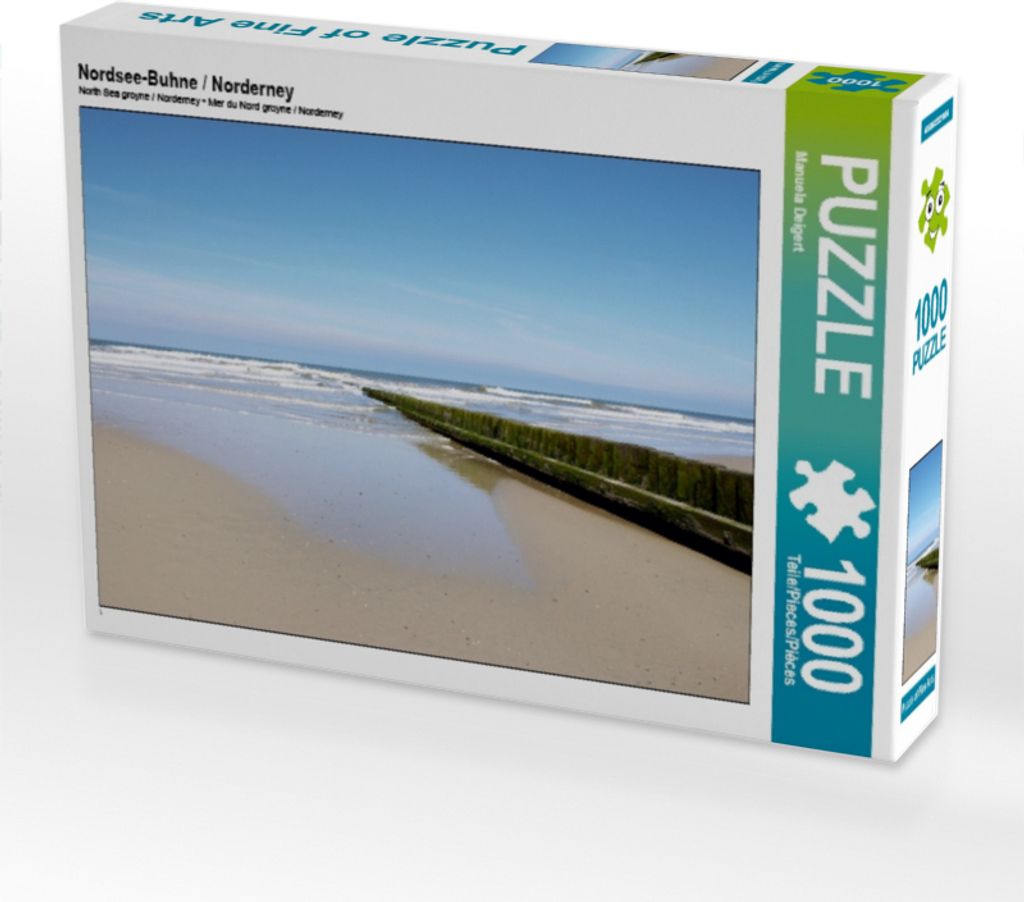 Calvendo Nordsee-Buhne / Norderney 1000 Teile Puzzle quer Produktbild 