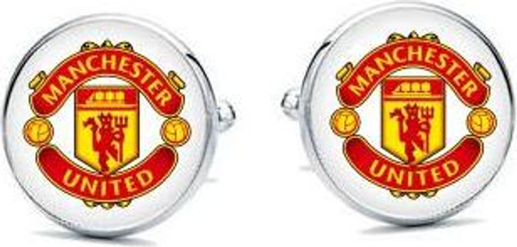 Runde Manschettenknöpfe von Manchester United