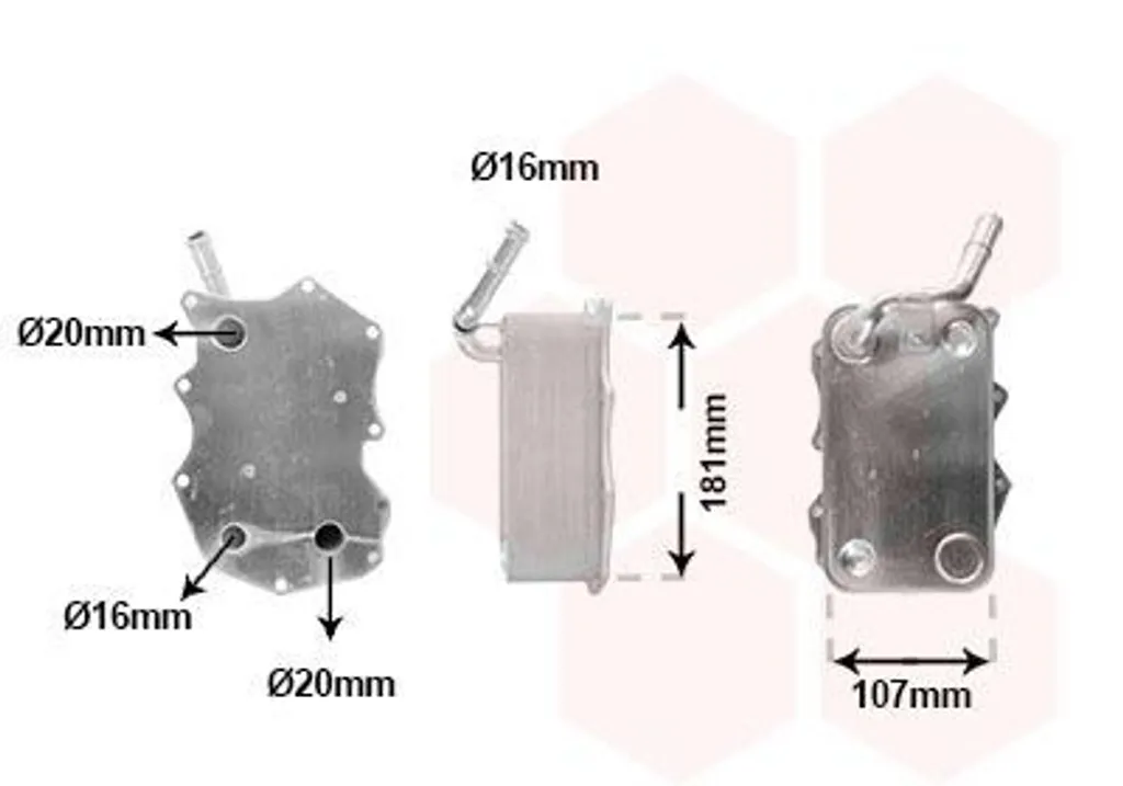 Refroidisseur d'huile moteur anti-fuite pour Audi Q7 et Touareg 7P