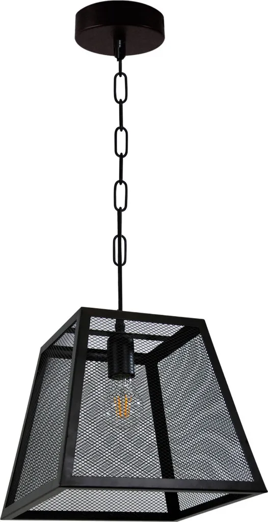 Suspension Noire MADERA Idéale pour Éclairer une Table à Manger E27