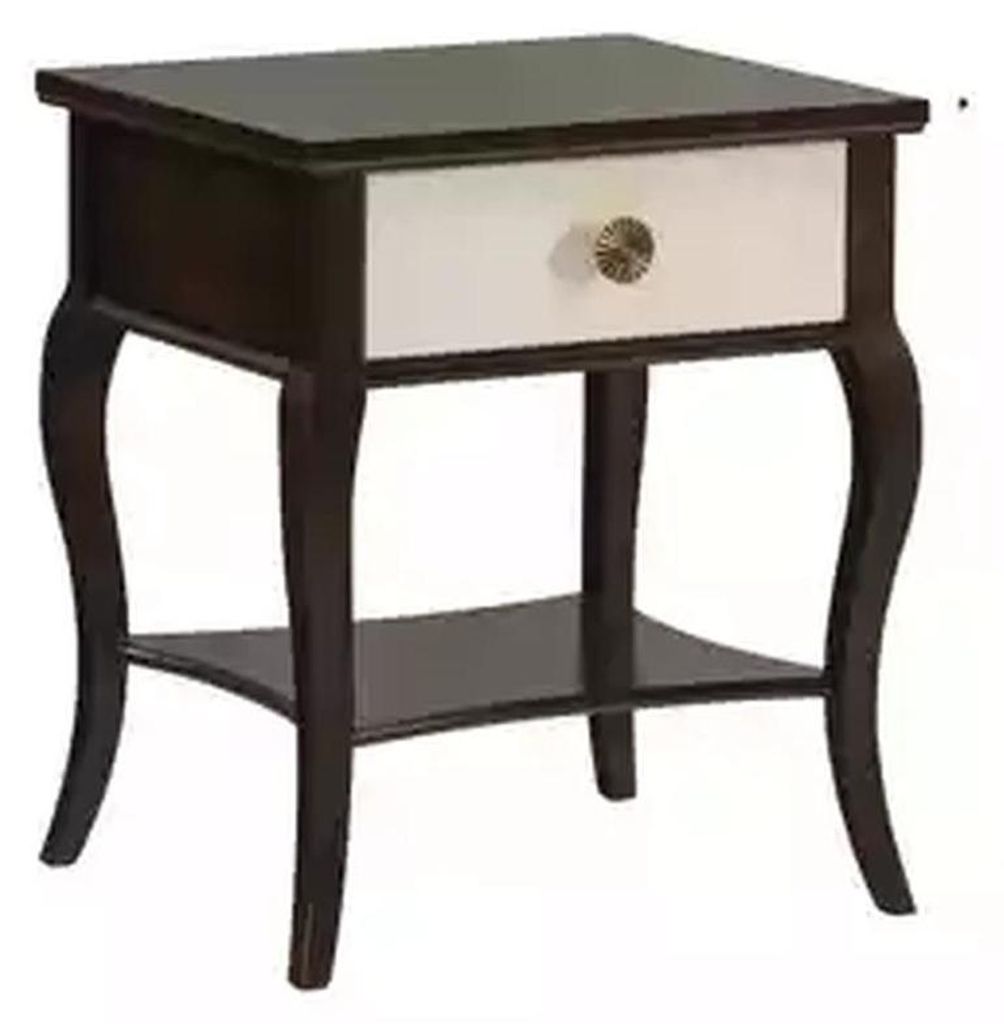 Nachttisch Holz Tisch Schlafzimmer Design Beistelltisch antik Stil Neu
