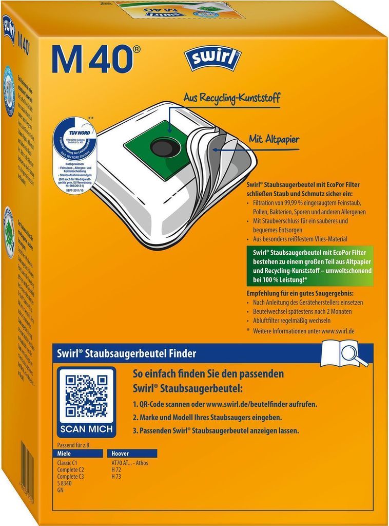 Swirl 1704040, modelo Swirl M 40 MP Plus, tecnología Imagen del producto 