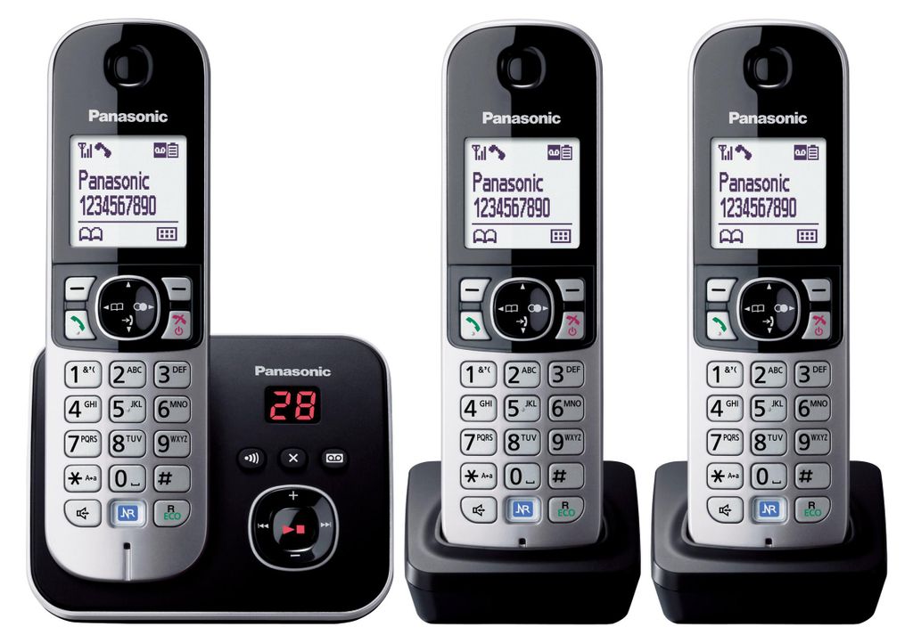 Panasonic KX-TG6823GB schwarz Zdjęcie produktu 