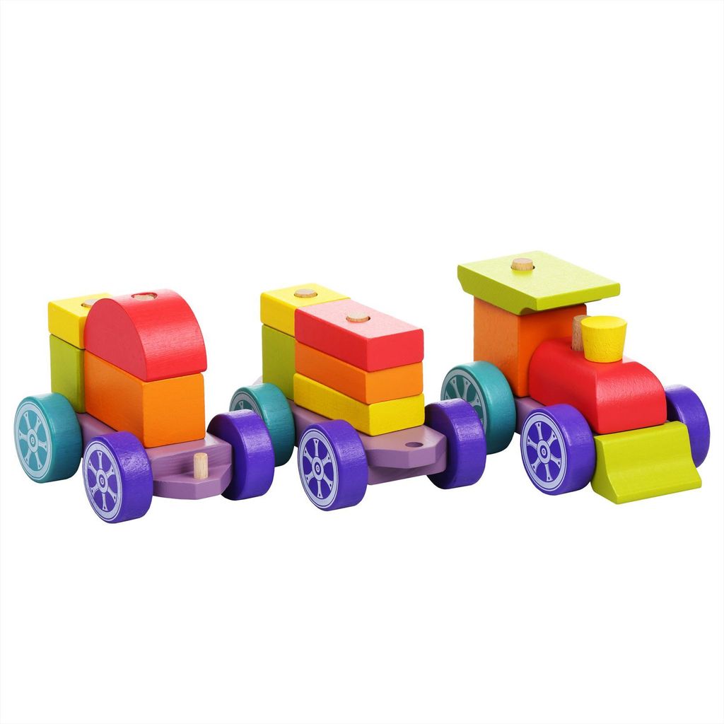 CUBiKA Regenbogen Expresszug LP-3 Lernspielzeug
