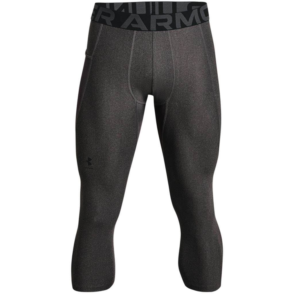 Under Armour Herren Kompressions-Leggings HeatGear ¾ lang 1289574, Größe:S, Farbe:grau