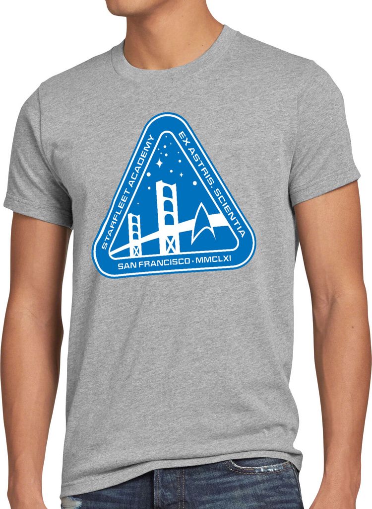 style3 San Francisco Academy Herren T-Shirt star fleet
