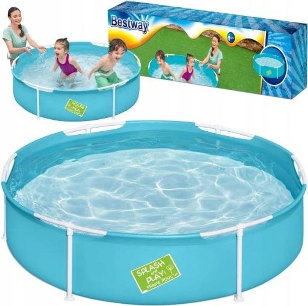 Bestway Steel Pro 56283, 580 l, Basen ramowy, Niebieski, Zdjęcie produktu 