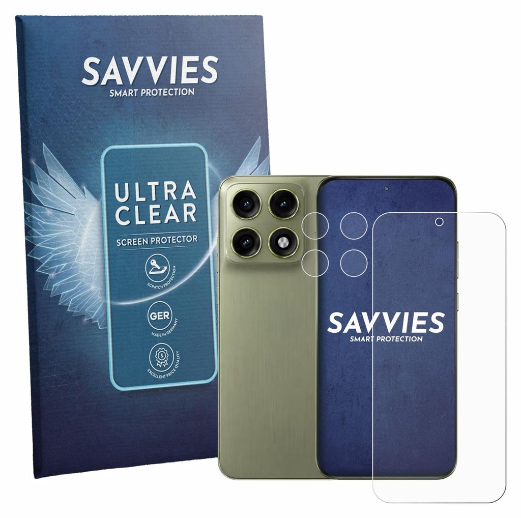 18x Für Motorola Edge 70 Pro (Display+Kamera) Schutzfolie Savvies Displayschutz Display Schutz Folie Klar Transparent