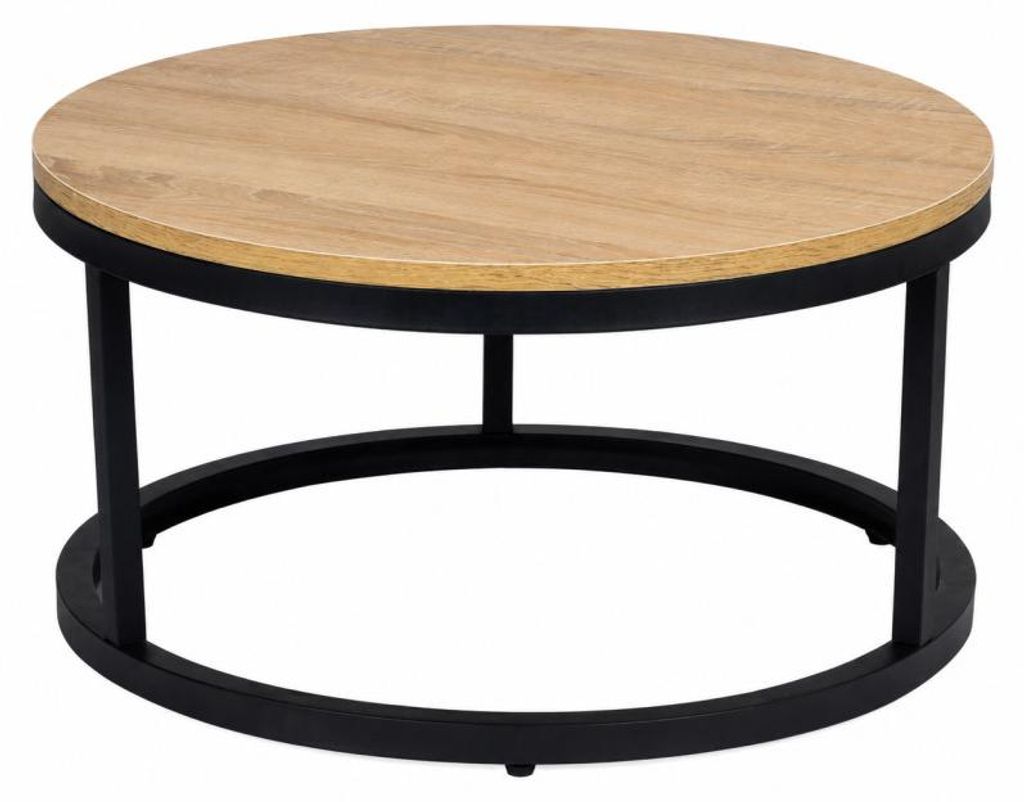 Moderner industrieller Loft-Couchtisch 60 cm Produktbild 