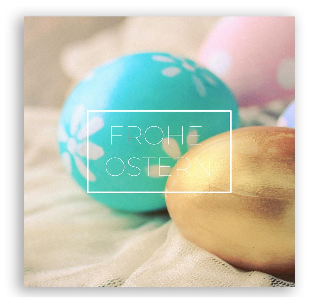 Friendly Fox Frohe Ostern Karte, 1x quadratische Oster Produktbild 