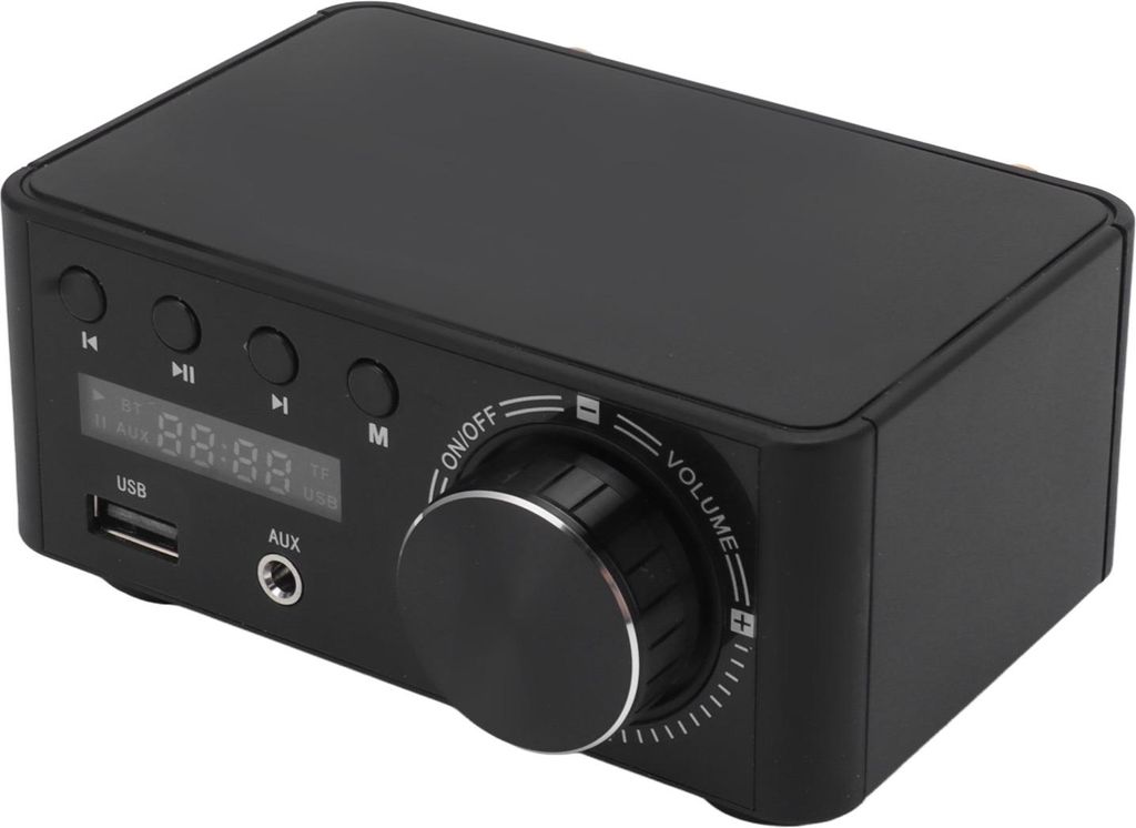 Mini -Stromverstärker 50W Bluetooth 5.0 DC9V -24V Klasse D Home HiFi Stereo für Computer -Mobiltelefon