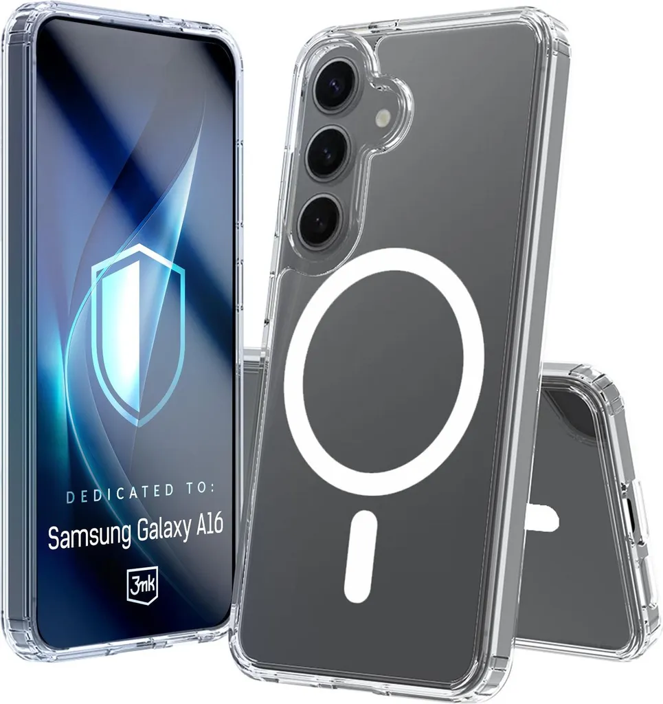 3MK Armor MagCase Samsung A16 4G/5G MagSafe clear