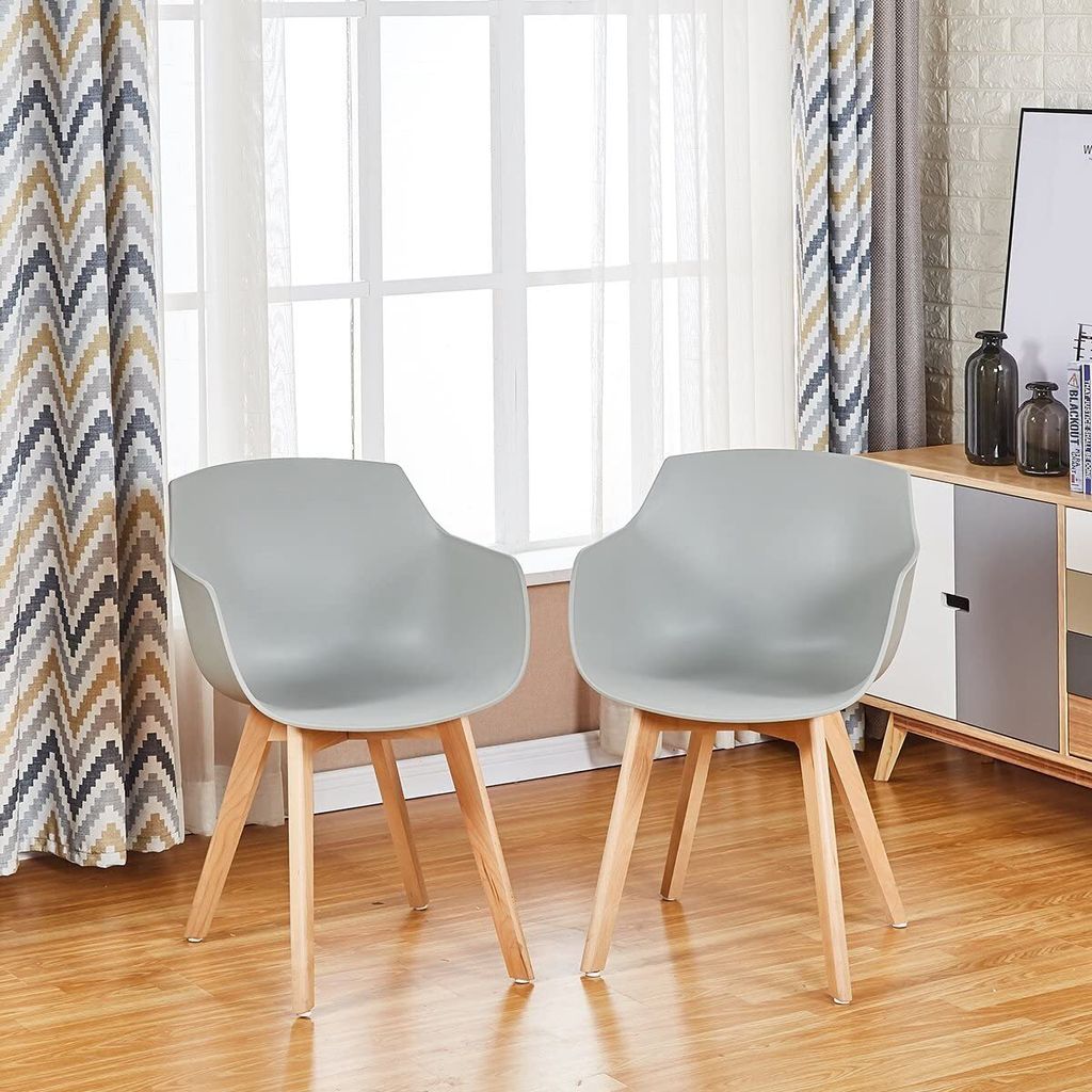 HJ_WeDoo 4er Set Sessel Skandinavisch Wohnzimmerstuhl Produktbild 8