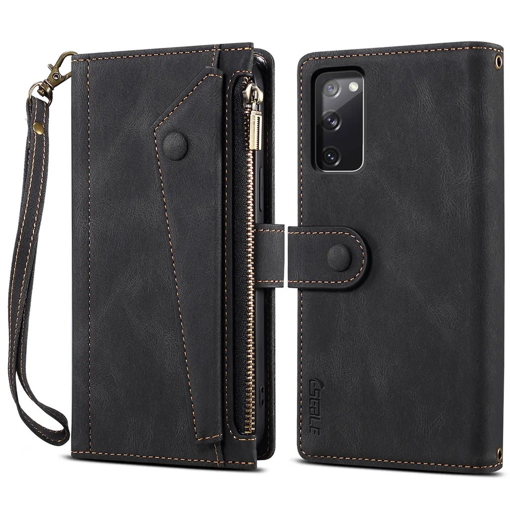 Cover Samsung S20 FE con Portafoglio e Cerniera - Protezione 360°