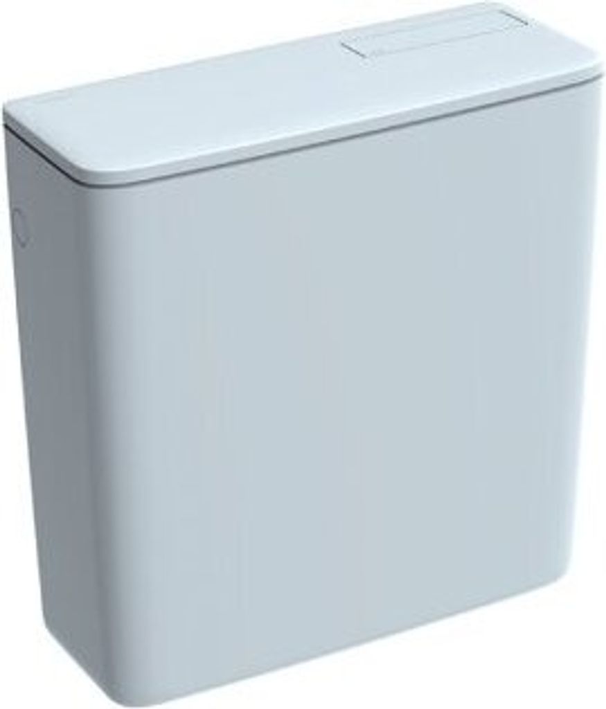 Geberit AP-SPK AP128, Spül-Stopp-Spülung WA hinten mittig und seitlich weiß-alpin