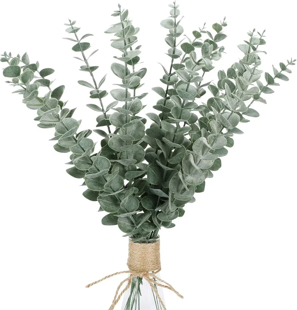 Déco Mariage et Table : Eucalyptus Artificiel en Lot de 15 Branches