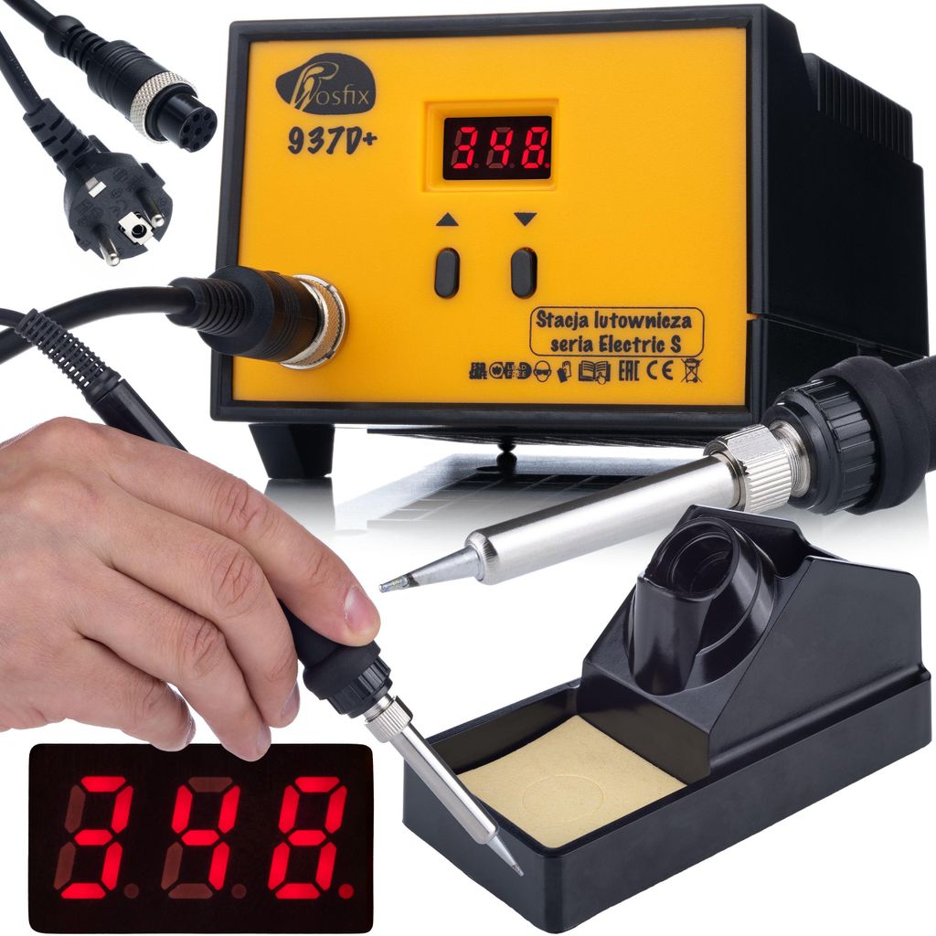 Rosfix Spájkovacia Stanica 937D+ 60W s LCD Displejom Obrázok produktu 