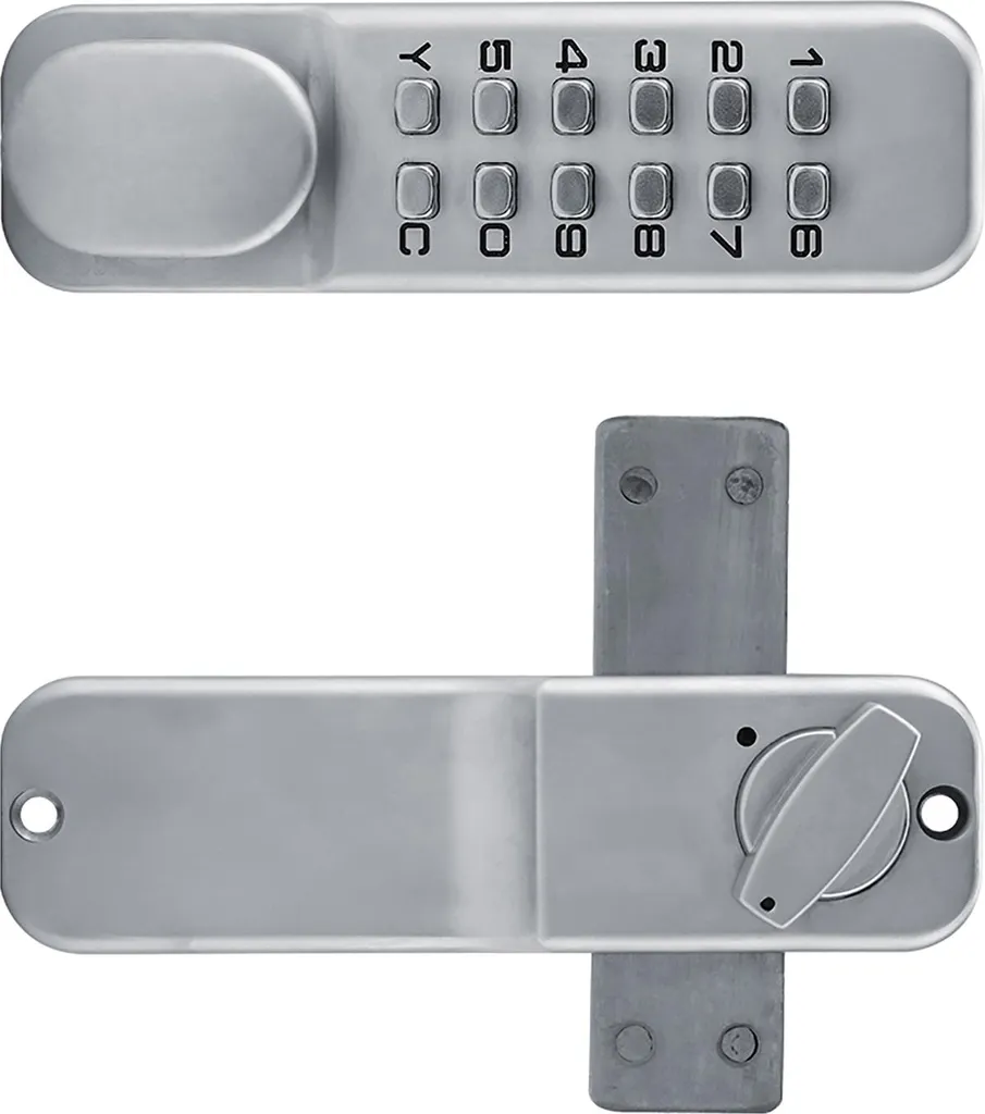 Serrure numérique zinc robuste avec code programmable 11 positions