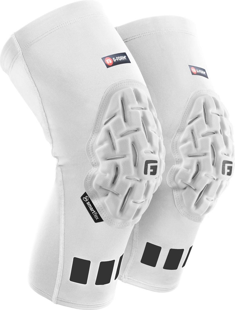 G-Form Pro Padded Compression Knee Sleeve (Paar) - Weiß