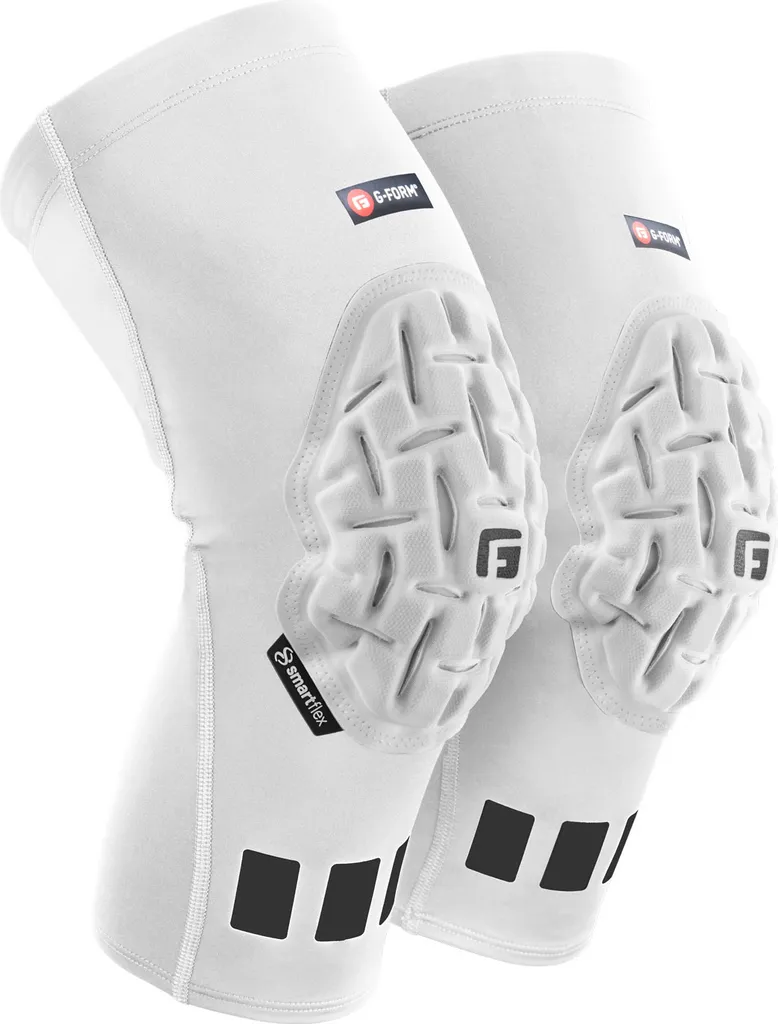 Genouillères de Protection G-Form Pro en Compression - Paire Blanche XL