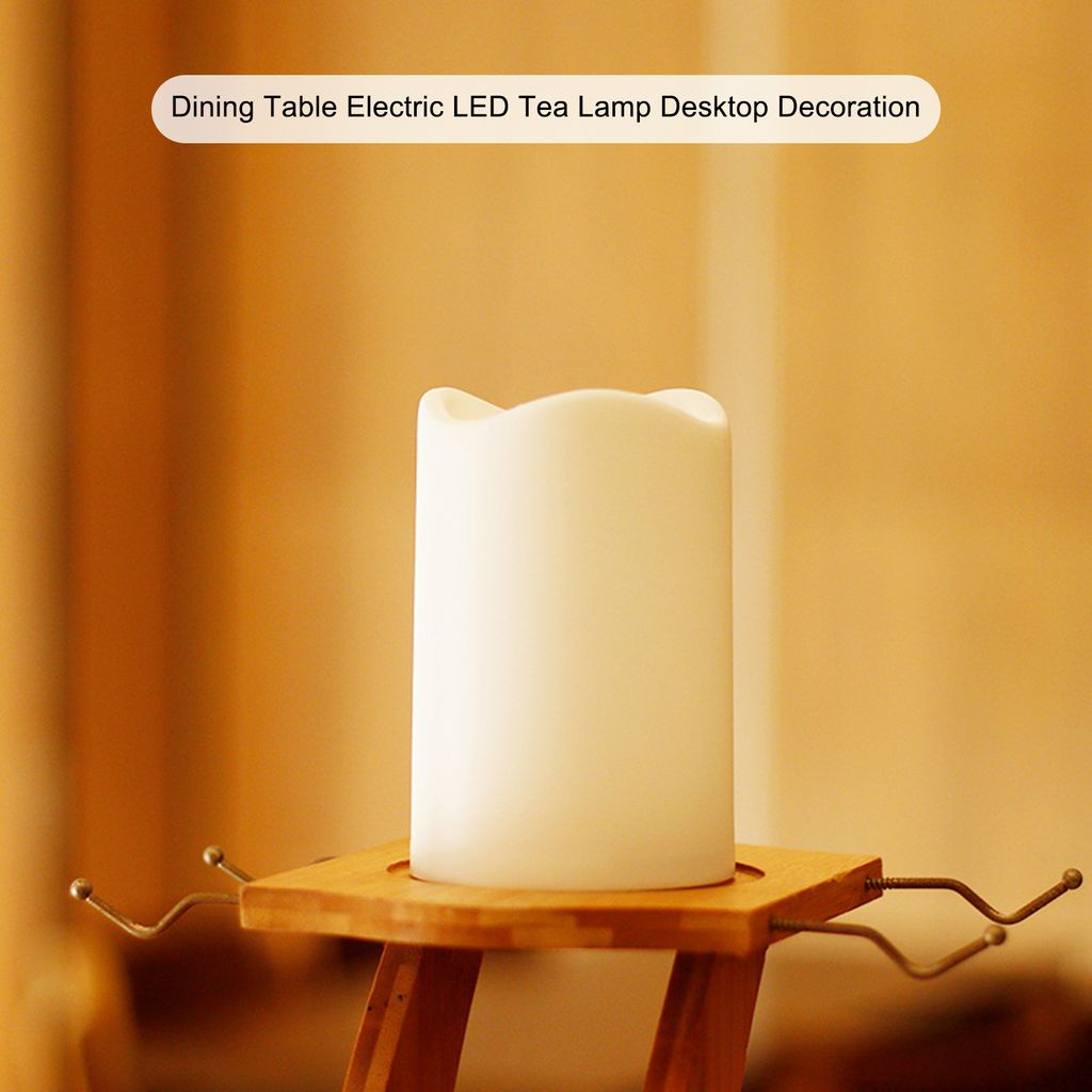 Kerzenlicht flameless romantischer batteriebetriebener Esstisch Elektrische LED TEEL LAMPE Desktop Dekoration Hintergrund Requisite