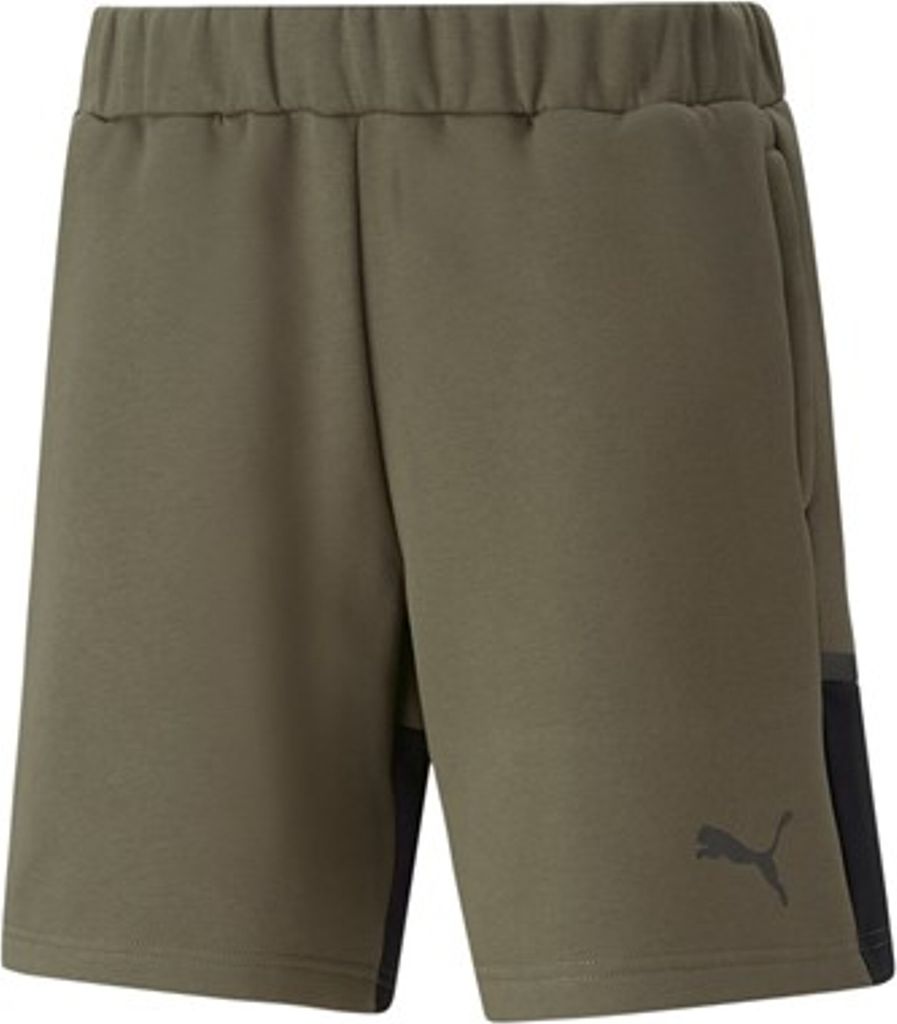 Puma Team Cup Casuals Shorts Herren - Mossy Green