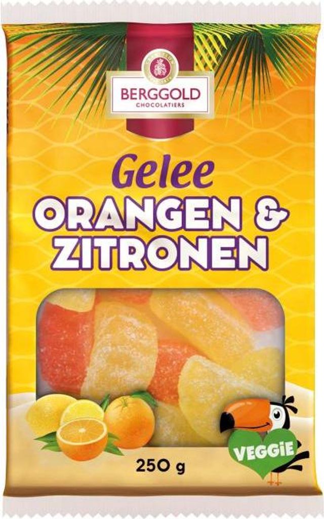 Gelatina di arance e limoni Berggold, frutta zuccherata Immagine del prodotto 