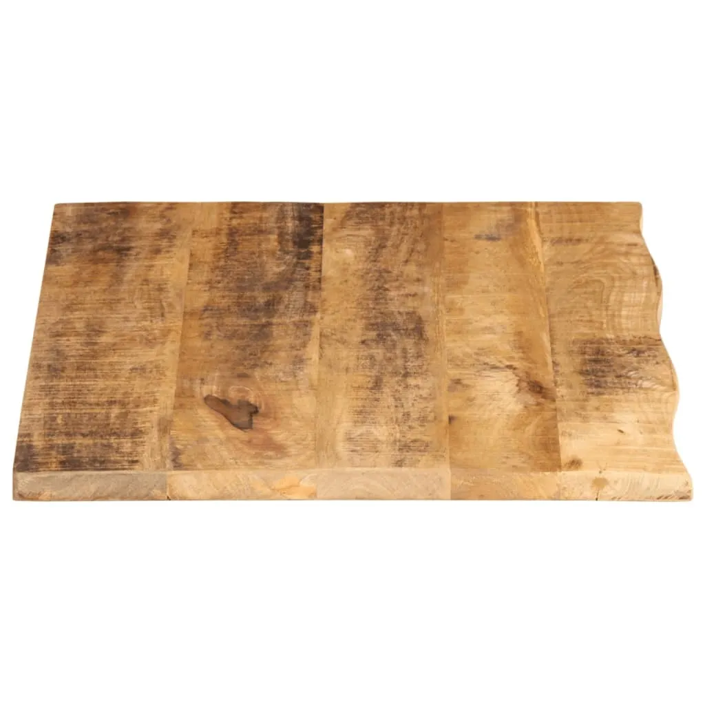 Piano Tavolo Legno Mango 90x60 Bordo Vivo vidaXL - Pezzo Unico - 3