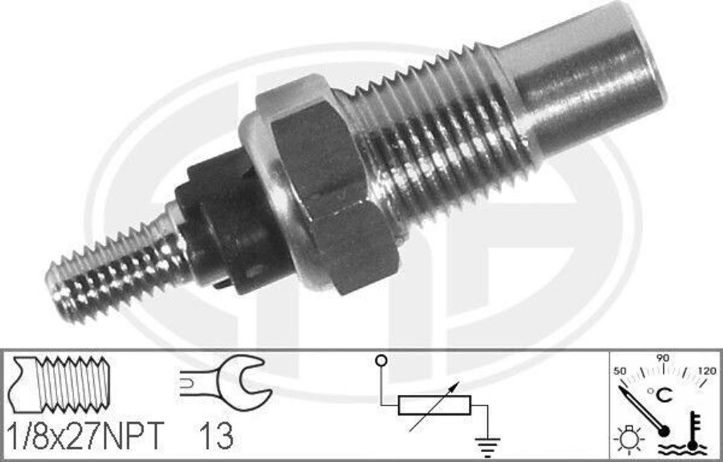 ERA Kühlmitteltemperatursensor 330113 für FORD Fiesta Mk4 Produktbild 