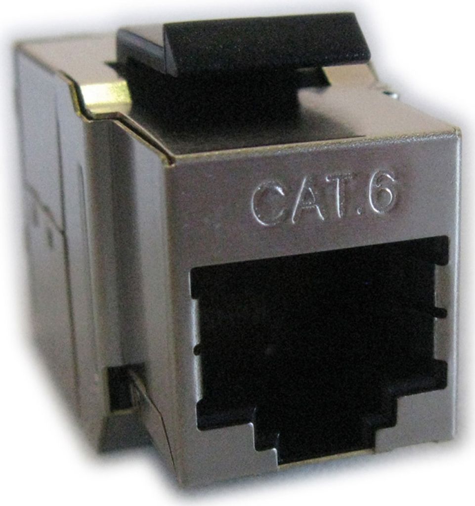 ROLINE RJ-45 Kupplung, Keystone, geschirmt, Cat.6 (Class E)
