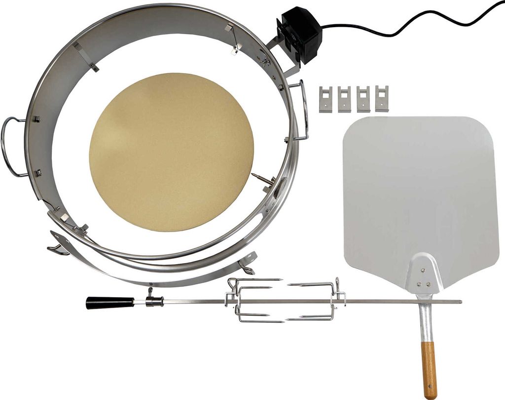 BBQ-Toro Edelstahl Pizzaring Set mit Grillspieß für Ø 57 cm Produktbild 7