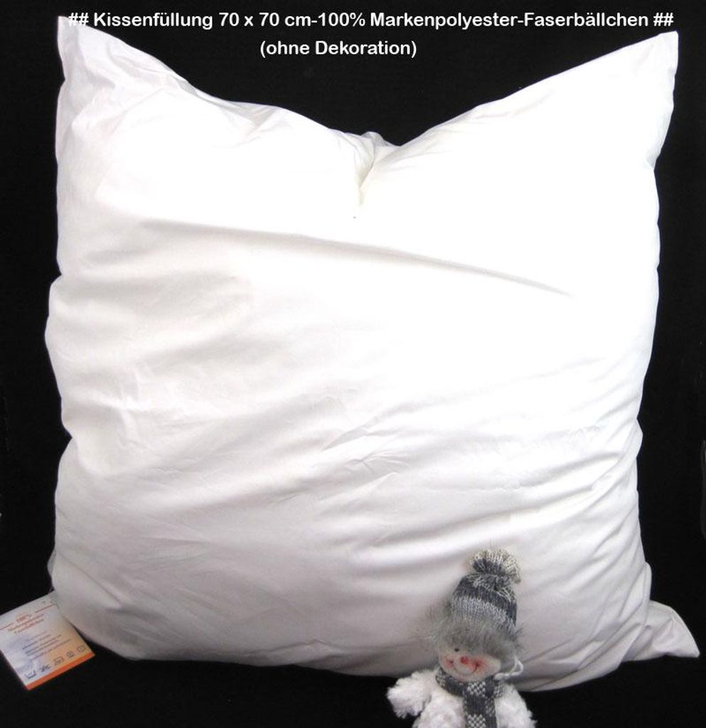 Kissenfüllung - Inlett ca. 70 x 70 cm mit Faserbällchen
