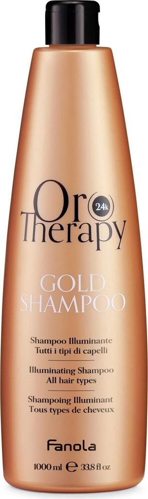 Fanola Gold Therapy Gold Shampoo 1000ml Obrázok produktu 