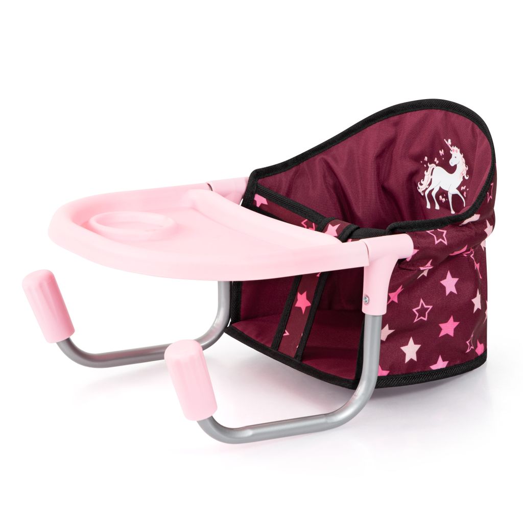 Bayer Design 659323AA Puppentischsitz, Sitz für Puppen mit intergiertem Tablett, für Puppen bis 46 cm