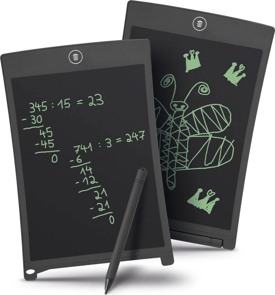 WEDO LCD Schreib- & Maltafel 8,5 Zoll (21,59 cm) schwarz