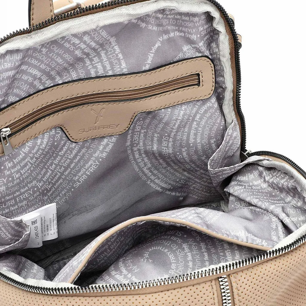 Sac à dos Romy Basic SURI FREY 8,5L Sand, le city backpack élégant - 8