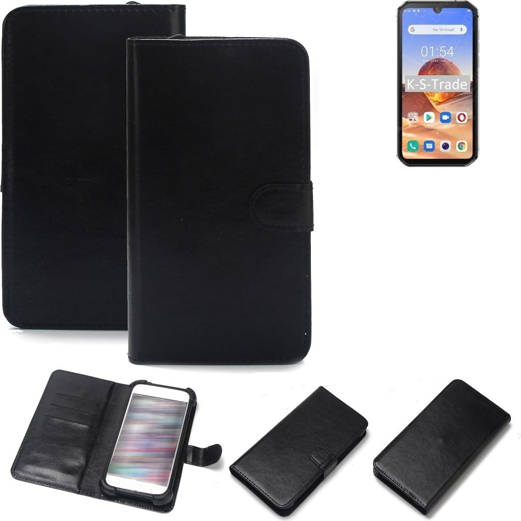 K-S-Trade Handyhülle Schutzhülle kompatibel mit Blackview BV9900E Handy Schutz Hülle Handyhülle Bumper schwarz 1x