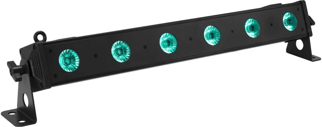 Barra LED Eurolite 51930394 RGB+UV - 6x4W QCL DMX per Service Luci