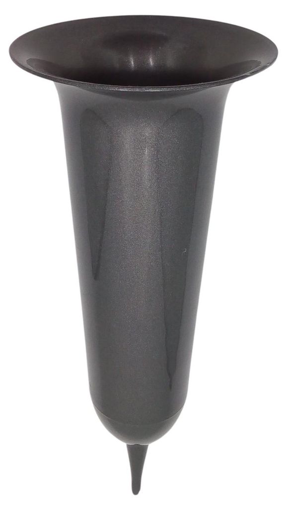 BURI Vase funéraire argent Vase de cimetière Vase funéraire Image du produit 