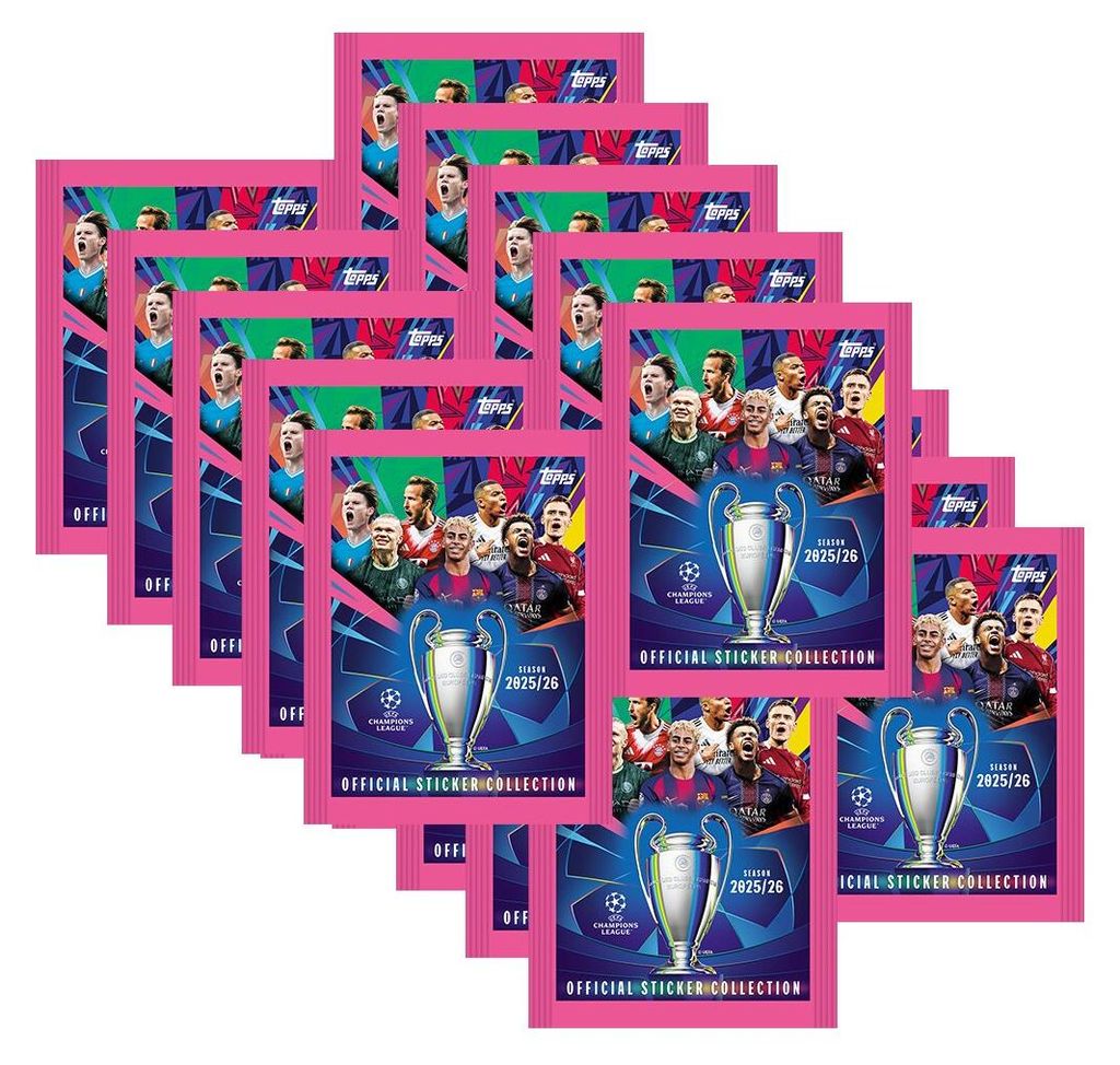 Topps – Liga Mistrzów 2025/2026 – naklejki kolekcjonerskie Zdjęcie produktu 